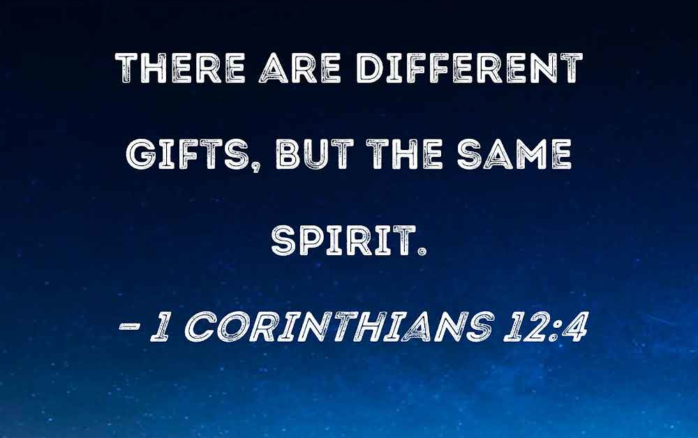 We believe in Gifts of the Spirit